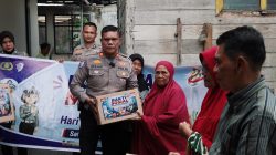 POLANTAS MENYAPA DAN SALURKAN BANTUAN SOSIAL KEPADA MASYARAKAT PESISIR DALAM RANGKA HUT BHAYANGKARA KE-80