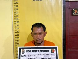 Polsek Tapung Amankan Pelaku Curanmor di Desa Indrapuri